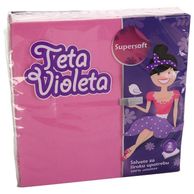 Salvete super soft, 38x38cm, 2-slojne, roze, 25 komada