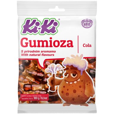 Image for product KI-KI Bomboni gumeni cola 180g