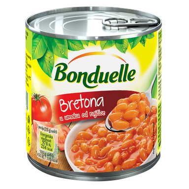 Image for product BONDUELLE Grah bijeli s rajčicom bretona 430/200g