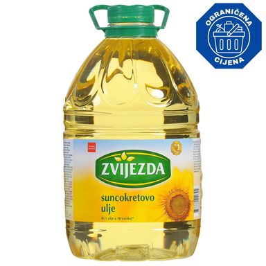 Image for product ZVIJEZDA Suncokretovo ulje 3l pet