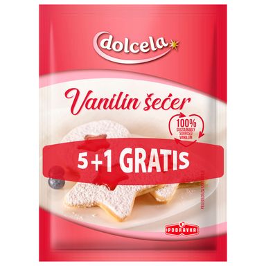 Image for product DOLCELA Vanilin šećer 8g 5+1 gratis