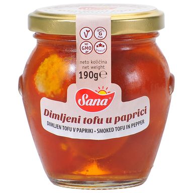 Image for product SANA DELIKATESE Dimljeni tofu u paprici 190g