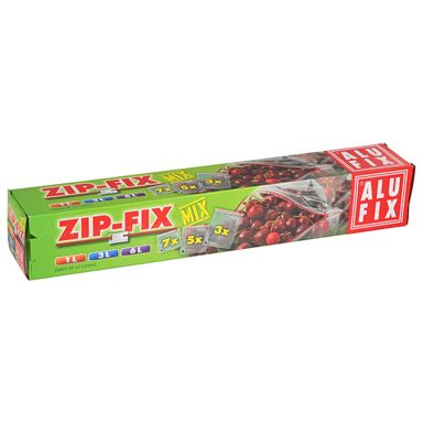 Image for product ALUFIX Zip-fix vrećice za namirnice miks 1l, 3l, 6l