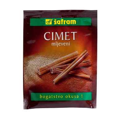 Image for product ŠAFRAM začin cimet mljeveni 10g