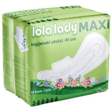 Image for product LOLA LADY Higijenski ulošci za rodilje maxi 10 komada