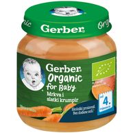 Organic kašica mrkva i batat 125g