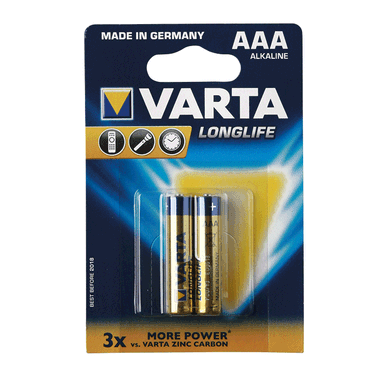 Image for product VARTA Baterije longlife extra aaa lr03 bli2