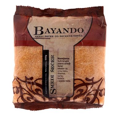 Image for product BAYANDO Šećer smeđi od šećerne trske 400g