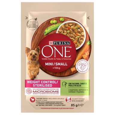 Image for product Hrana za pse mini, kontrola težine, puretina 85g