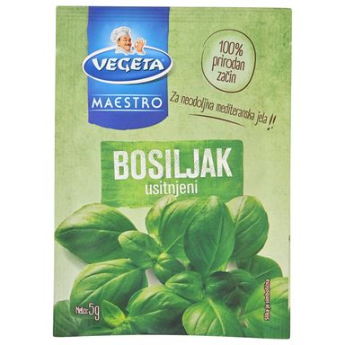 Image for product VEGETA Bosiljak usitnjeni 5g vrećica