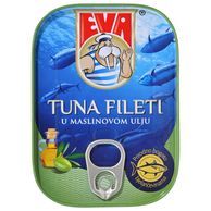 Tuna fileti u maslinovom ulju 100g (ocijeđena masa 70g)