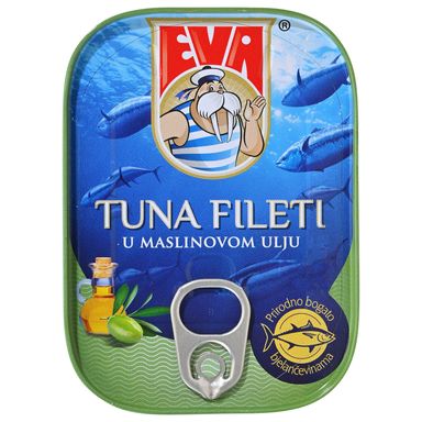 Image for product Tuna fileti u maslinovom ulju 100g (ocijeđena masa 70g)