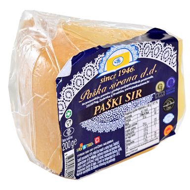Image for product PAŠKA SIRANA Sir paški tvrdi ovčji egalizirani 200g