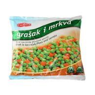 PODRAVKA Grašak i mrkva smrznuto 450g