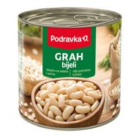 Konzervirani grah bijeli 800g (ocijeđena masa 460g)