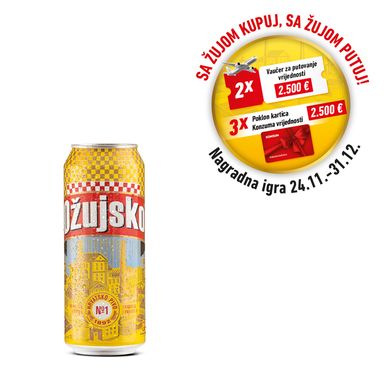 Image for product OŽUJSKO Pivo svijetlo 5% 0.5l limenka