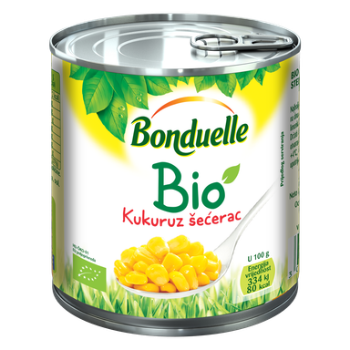 Image for product BONDUELLE Kukuruz šećerni bio 340g