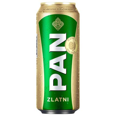 Image for product PAN Pivo zlatni svijetlo pivo 5% 0.5l limenka