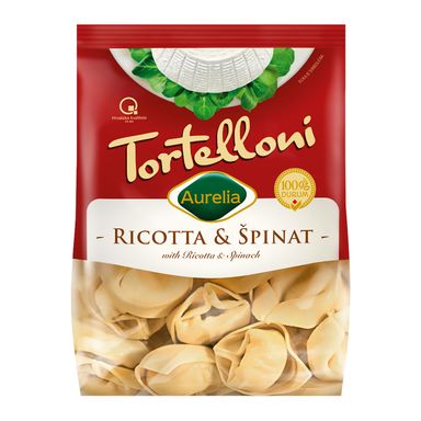 Image for product AURELIA Tjestenina tortelloni ricotta i špinat 250g