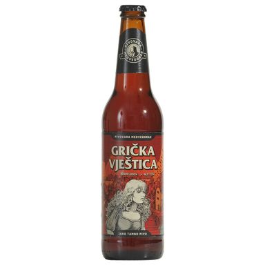 Image for product MEDVEDGRAD Pivo grička vještica tamno nepasterizirano 7.5% 0.5l