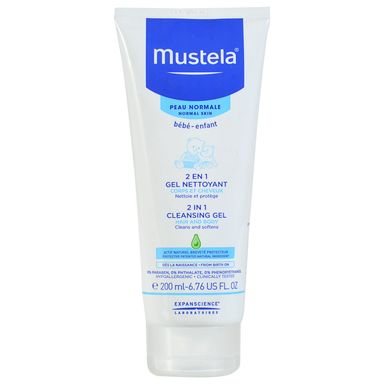 Image for product MUSTELA 2u1 šampon i gel za kosu i tijelo 200ml