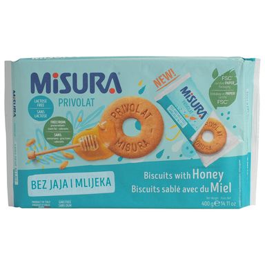 Image for product Keksi s medom bez mlijeka i jaja 400g