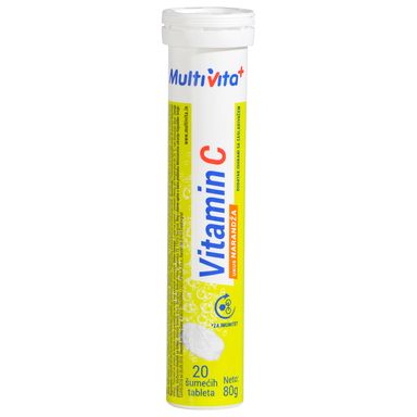 Image for product MULTIVITA Šumeće tablete vitamin c 250mg 80g