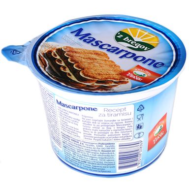 Image for product Z’BREGOV Svježi meki sir mascarpone za tiramisu i kolače 500g