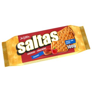 Image for product SALTAS Krekeri paprika 100g