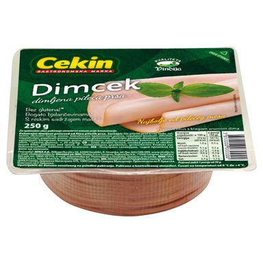 Image for product CEKIN Dimcek dimljena pileća prsa narezak vakumirano 250g