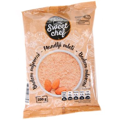 Image for product SWEET CHEF Badem mljeveni 200g