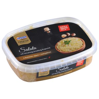 Image for product Premium salata kiseli kupus s bučinim uljem i češnjakom 250g