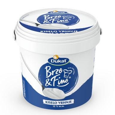 Image for product BRZO&FINO Kiselo vrhnje 12% m.m. 900g