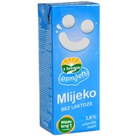 Mlijeko bez laktoze 2.8% m.m. 0.2l
