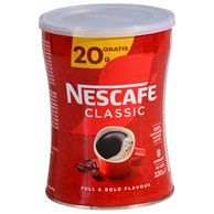 Nescafe instant kava classic limenka 200g+20g gratis