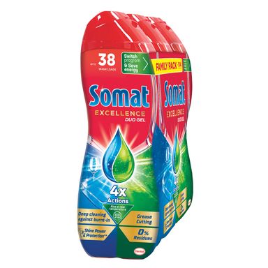 Image for product SOMAT Excellence gel 3x684ml 114 pranja