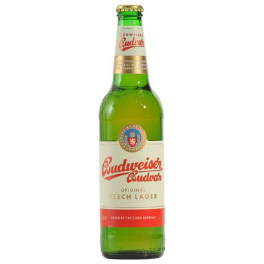 Image for product BUDWEISER BUDVAR Pivo premium lager svijetlo 5% 0.5l povratna boca