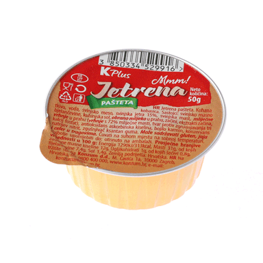 Image for product K PLUS Pašteta jetrena 50g
