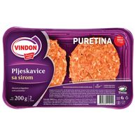 Svježe pureće pljeskavice sa sirom 200g