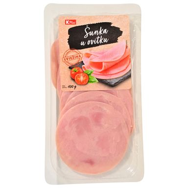 Image for product K PLUS Šunka u ovitku narezana 100g