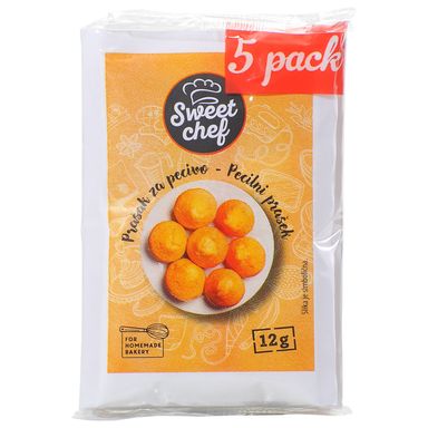 Image for product SWEET CHEF Prašak za pecivo 60g (5x12g)