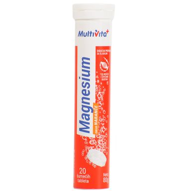 Image for product MULTIVITA Šumeće tablete magnezij naranča 80g