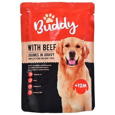 Image for product BUDDY mokra hrana govedina 100g