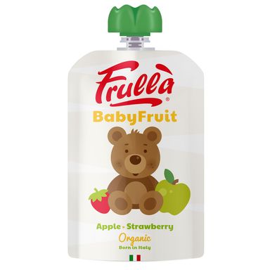 Image for product FRULLA Dječja hrana jabuka/jagoda bio tuba 100g