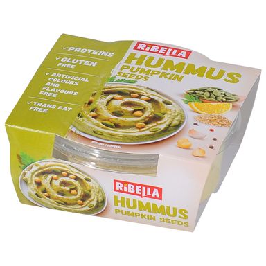 Image for product RIBELLA Hummus bučine sjemenke 200g