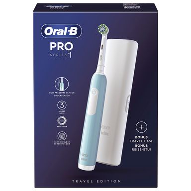 Image for product ORAL B Električna četkica za zube pro series 1, set s putnim etuijem