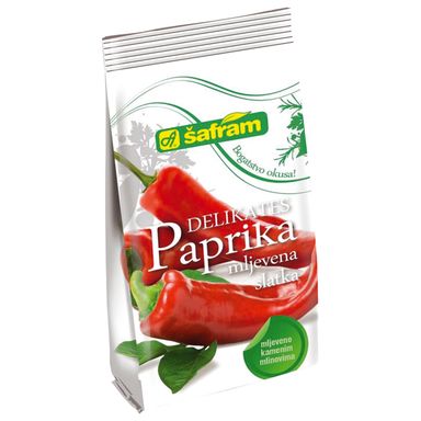Image for product ŠAFRAM Paprika delikates slatka mljevena 100g vrećica