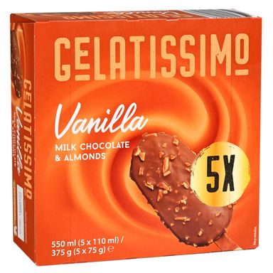 Image for product GELATISSIMO Sladoled badem 5x110ml