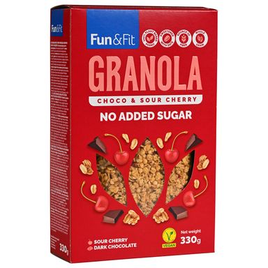 Image for product FUN&FIT Granola čokolada i višnja 330g