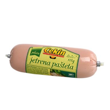 Image for product CEKIN Pileća jetrena pašteta classic u ovitku 100g
